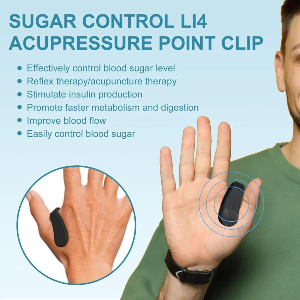 Sugar control acupressure clip
