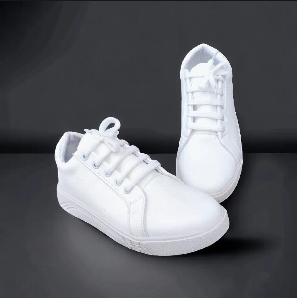 White Fashionable Casual Sneaker Shoes For Mens
