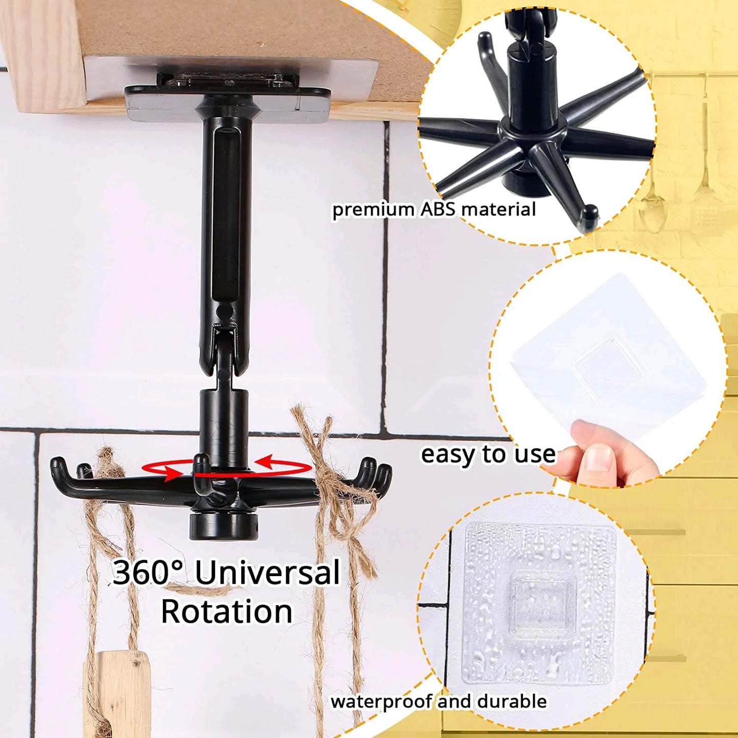 Wall Mount for Utensils, Pots & Spoons