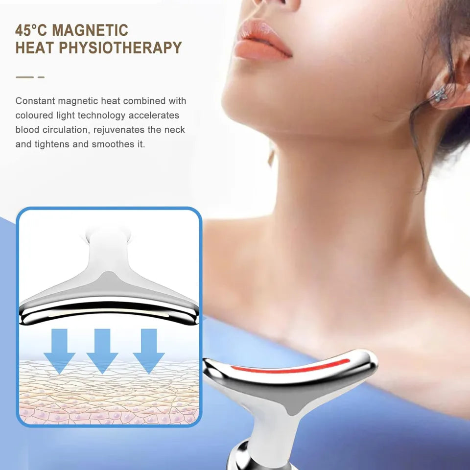 Rechargeable LED Neck & Face Massager