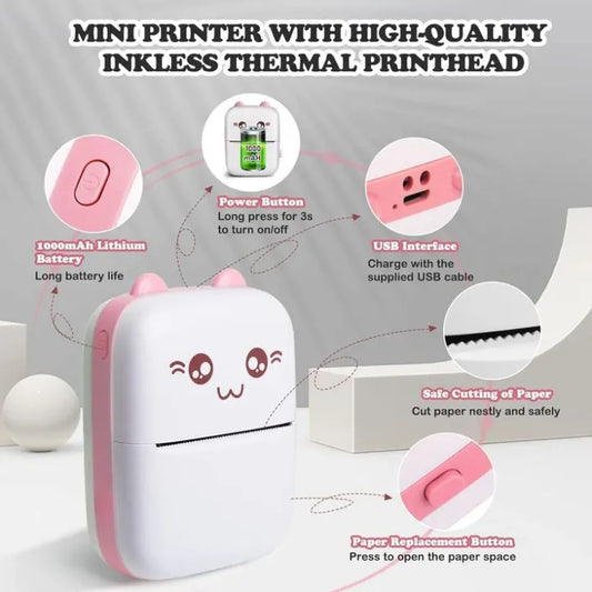 Mini Thermal Printer – Pocket-Sized