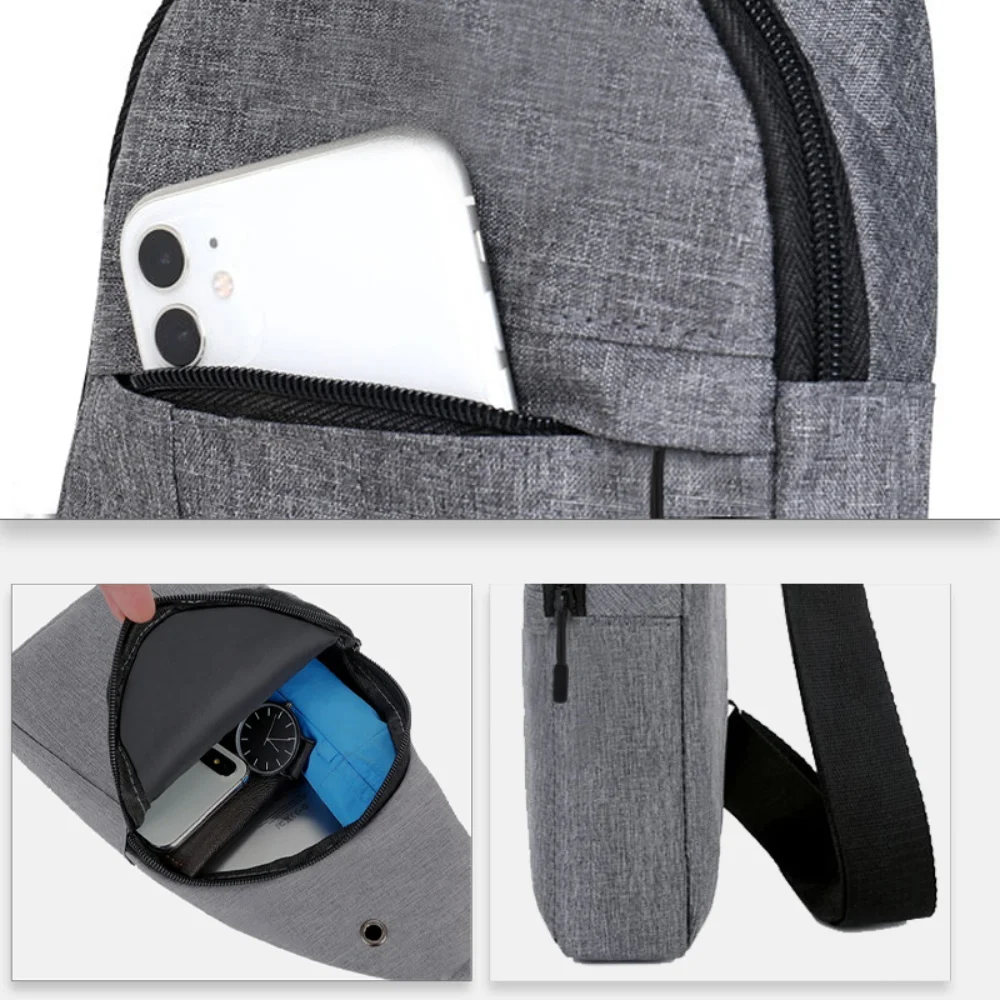 Fashion Man Small Chest Bag Phone Pocket