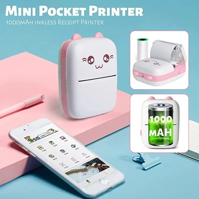 Mini Thermal Printer – Pocket-Sized