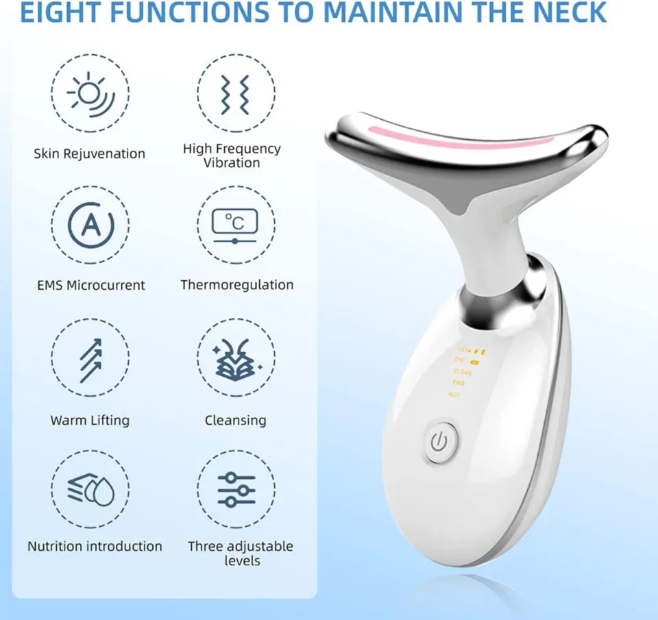 Rechargeable LED Neck & Face Massager