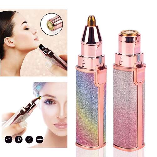 2 in 1 Electric Eyebrow Trimmer & Facial Hair Remover for Women