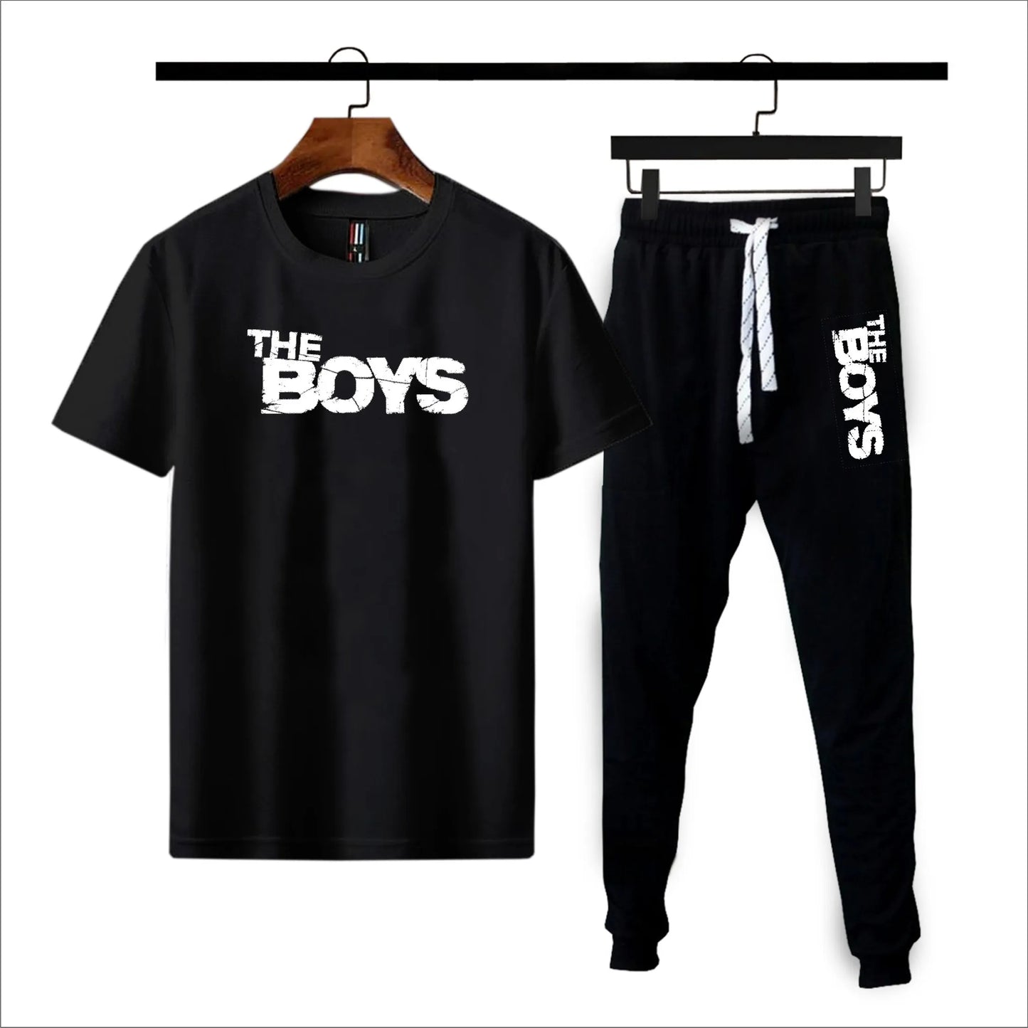 round neck half sleeves tshirt&trouser for men& boys best article of summer collection