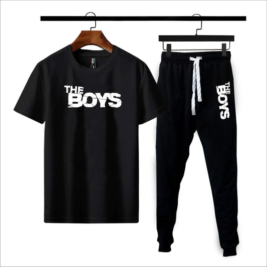 round neck half sleeves tshirt&trouser for men& boys best article of summer collection